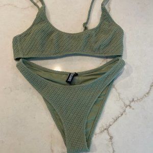 TRIANGL Green "Maci" Bikini Set Size Small